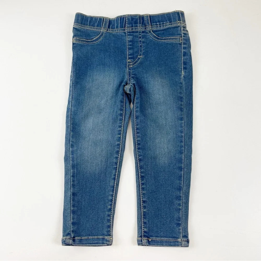 NEW Levis Pull On Jeans Kids Size 2T Blue Cotton Blend NWOT